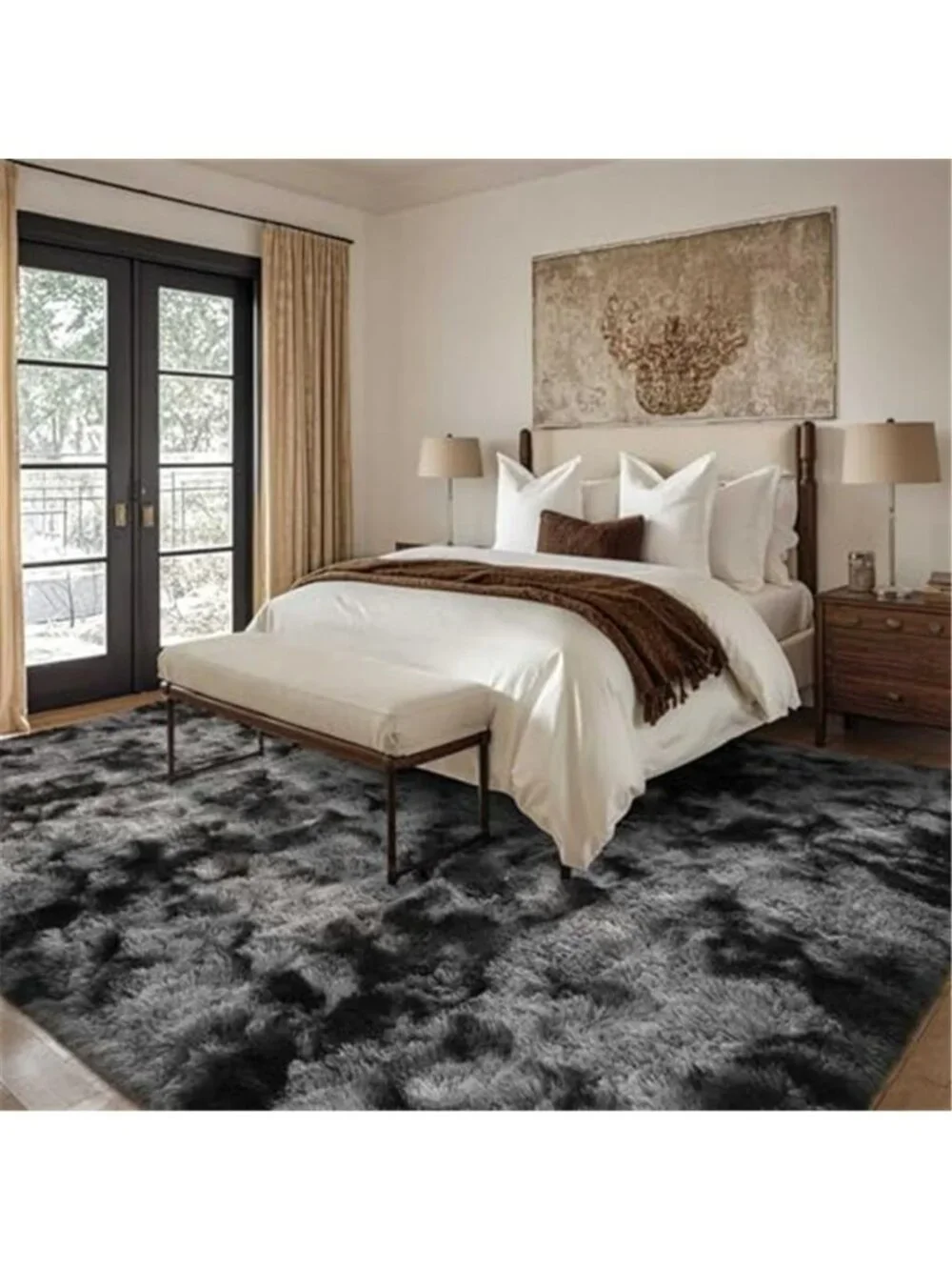 6x9 Ft Large Shag Rugs for Living Room Decor, Ultra Soft Fluffy Furry